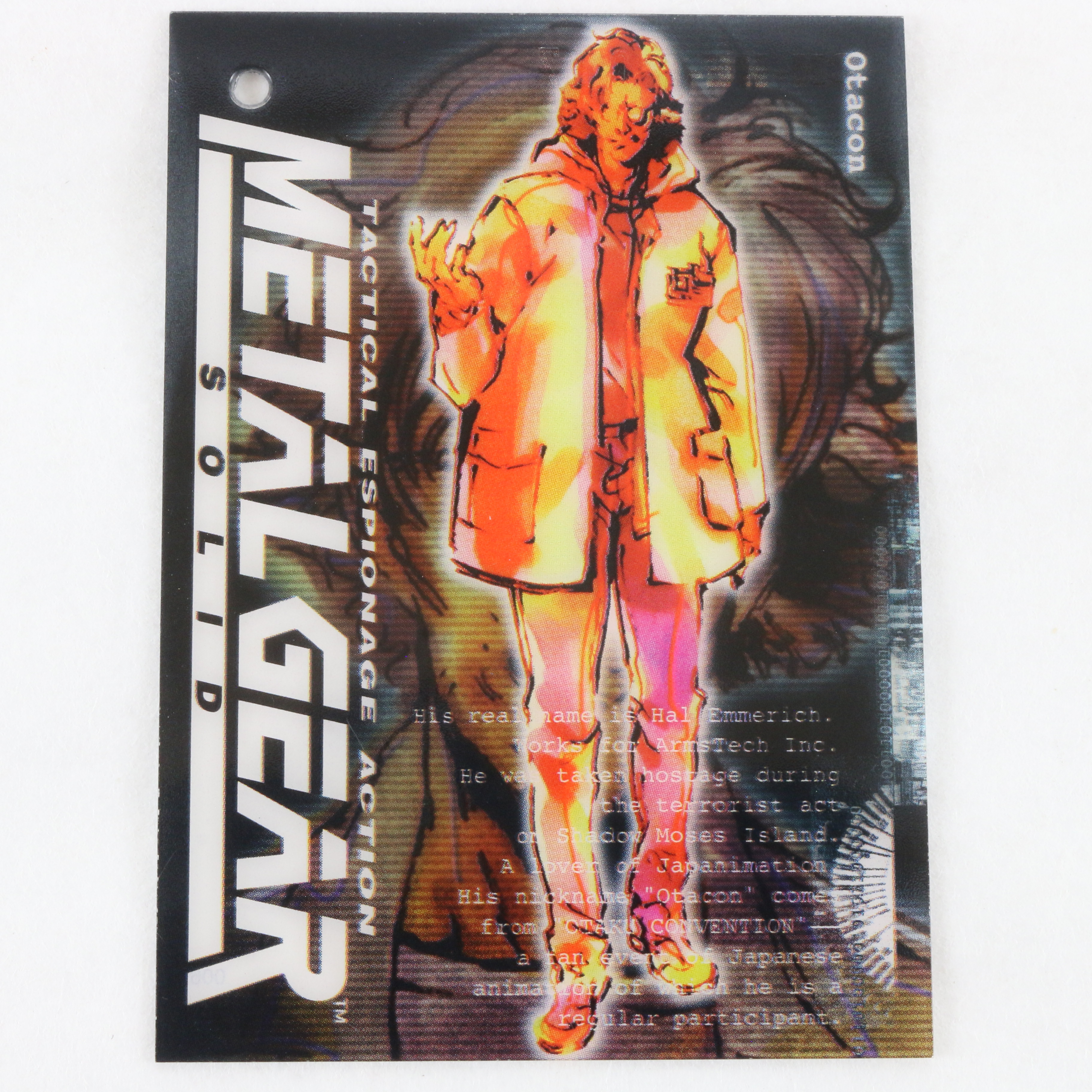 Metal Gear Solid Trading Card #006 Otacon CH-HE 2087 Konami