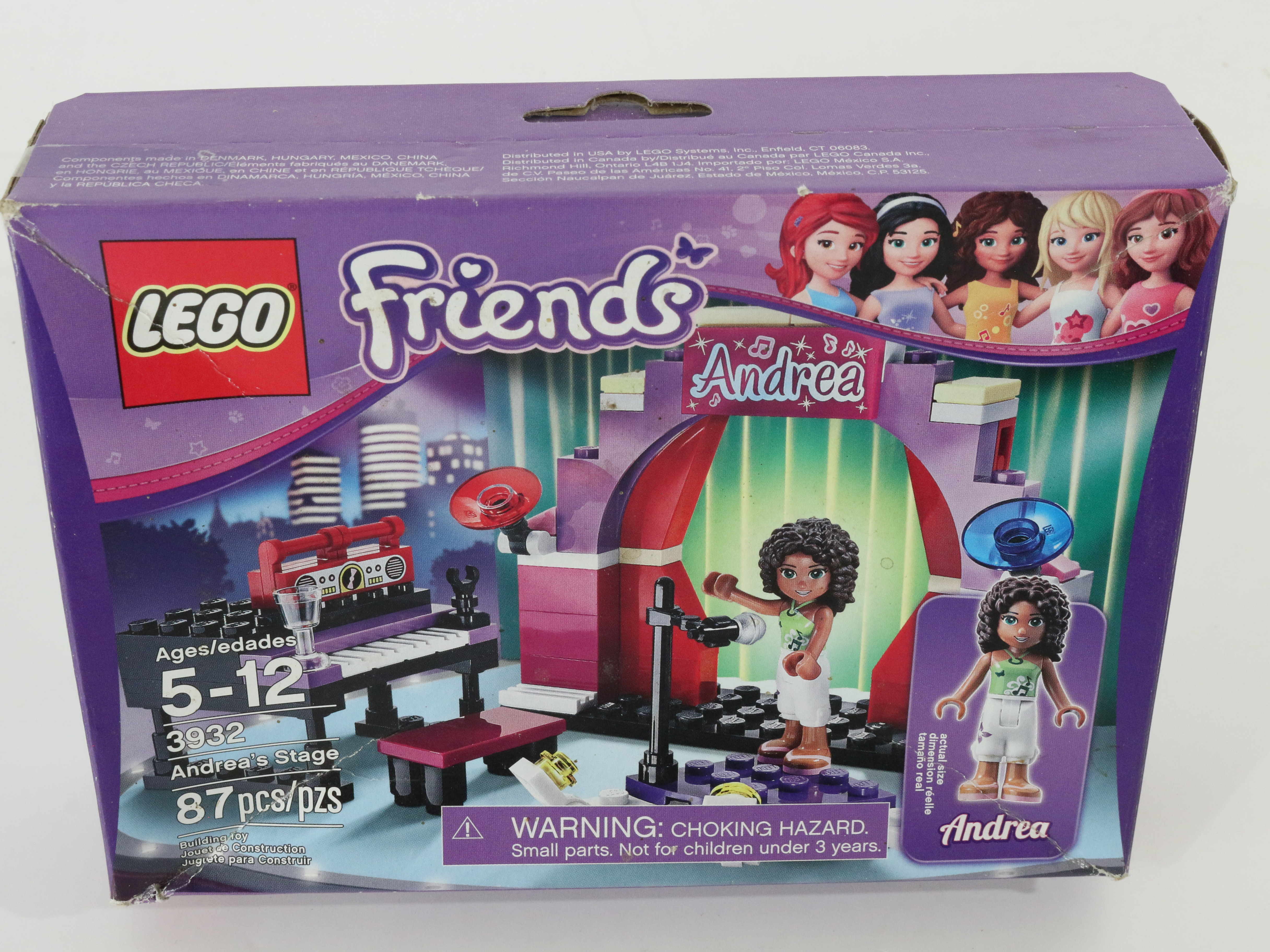 コレクション整理中 Lego Friends Andreas Stage Partly Built Set 3932 W/ Box