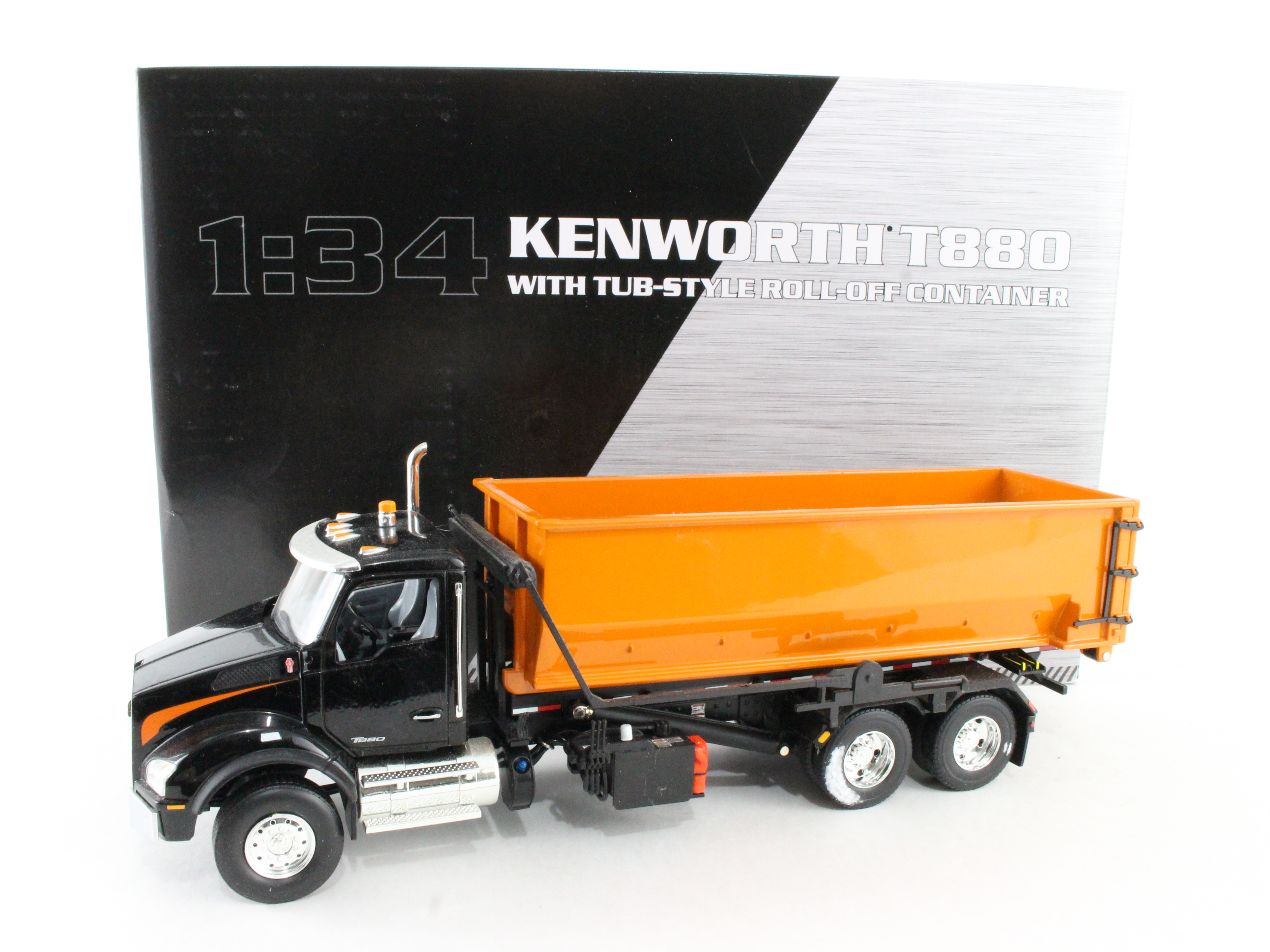 Kenworth T880 W/ Tub-style Roll-off Container First Gear 1:34 10