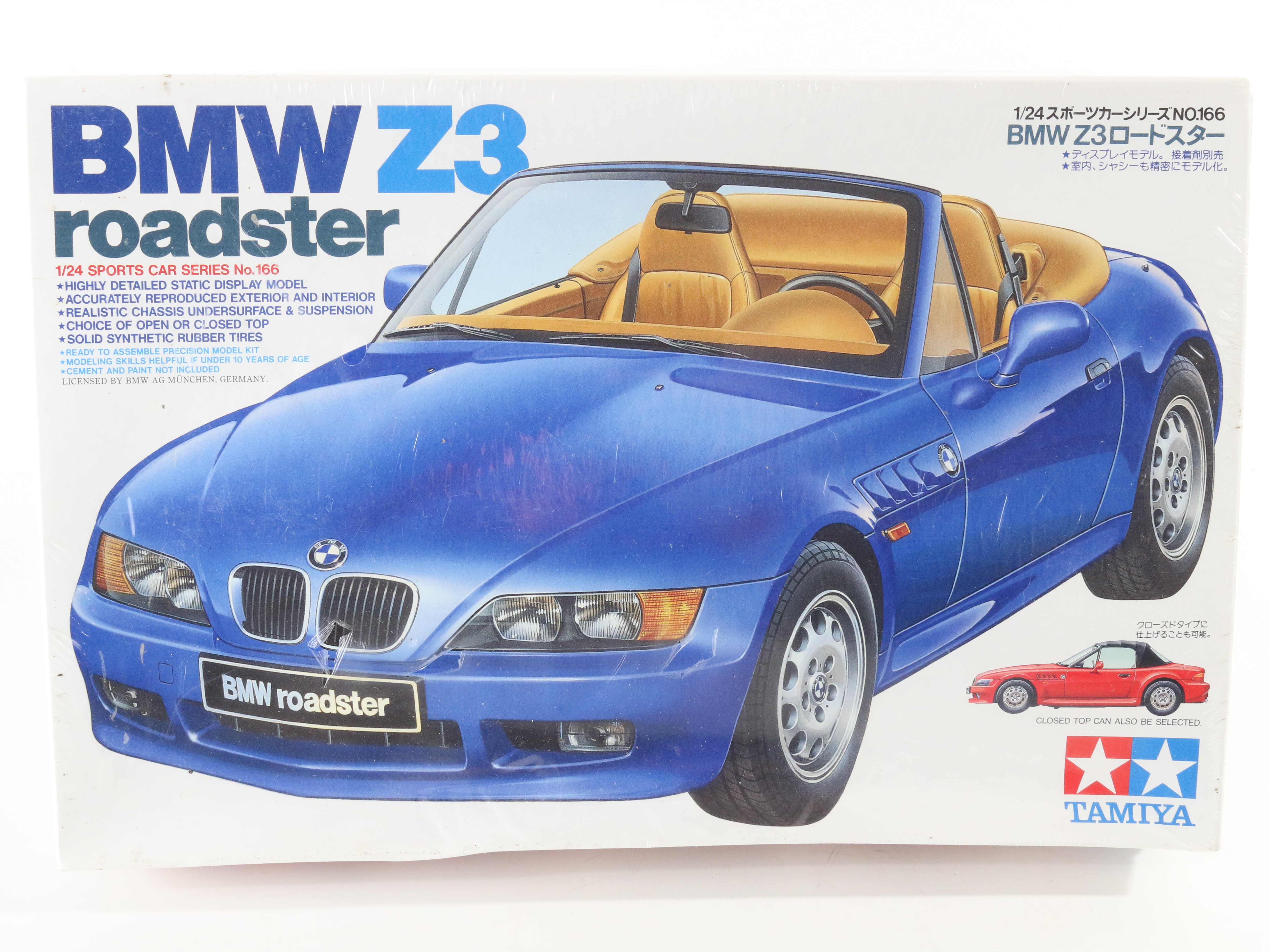 BMW Z3 Roadster Sports Car Series 166 Tamiya 1:24 SEALED