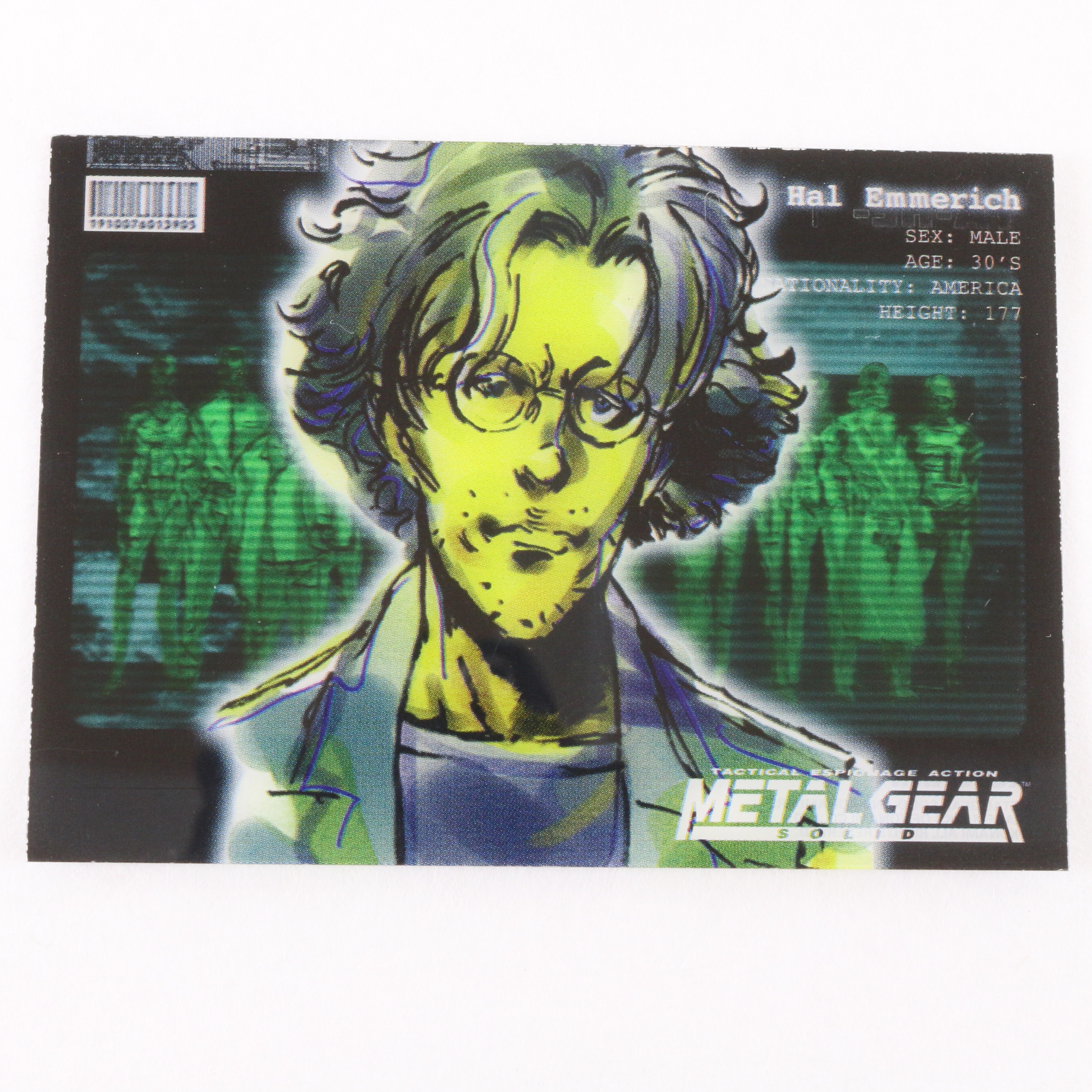 Metal Gear Solid Trading Card #024 Hal Emmerich Otacon FA-HE 1099